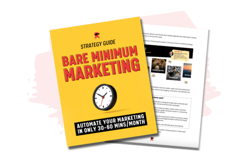 The Bare Minimum Marketing Strategy Guide