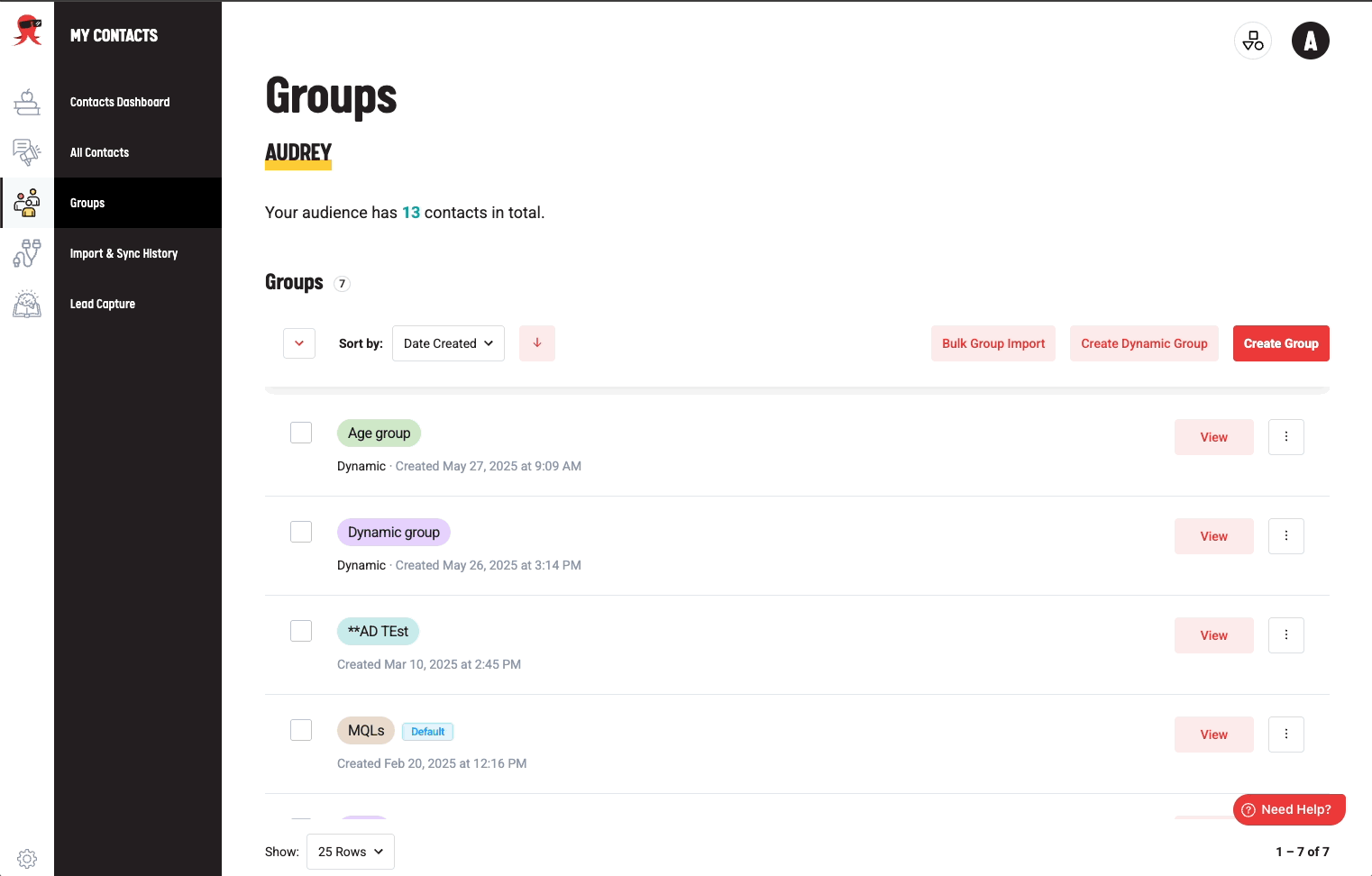 DynamicGroups