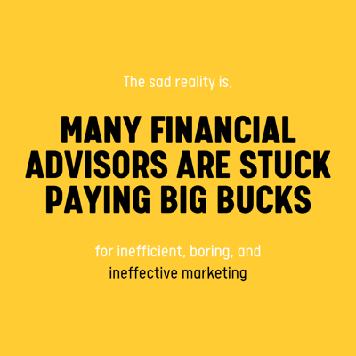 How Much Do Financial Advisors Spend on Marketing Quote #1