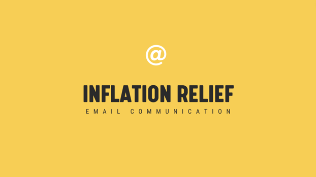 Inflation Relief Timely Email Blog Header Image