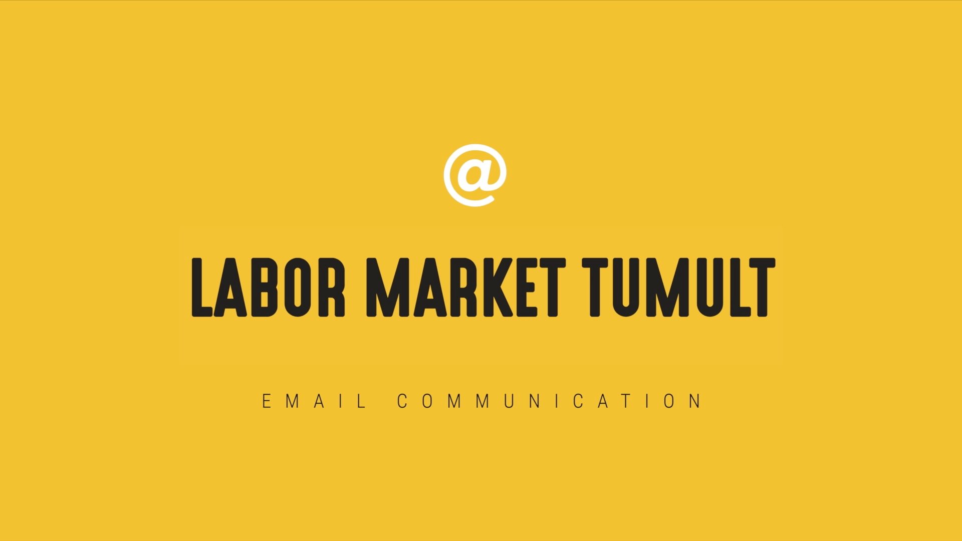 Labor-Market-Tumult