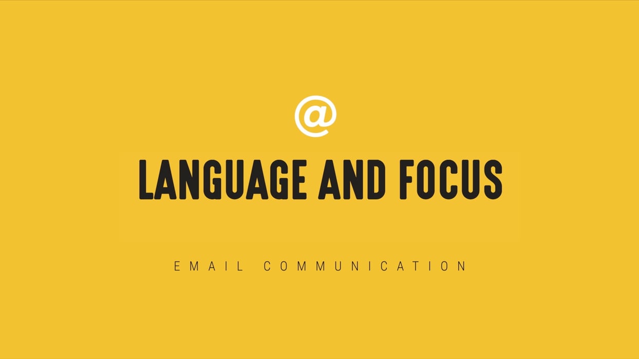 [NEW] Language and Focus - Timely Email