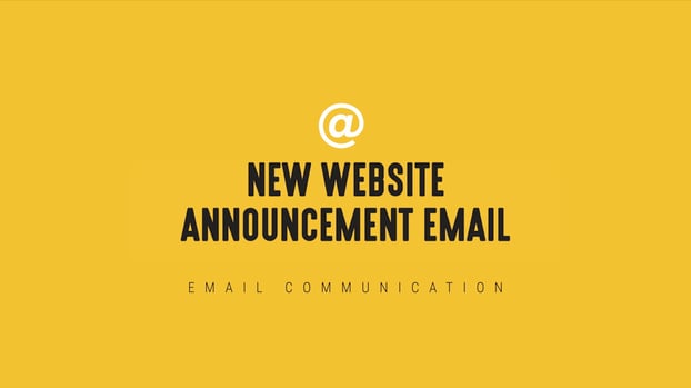 New Website Email