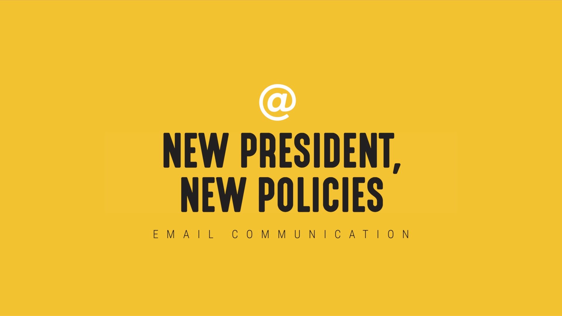 New-President-New-Policies