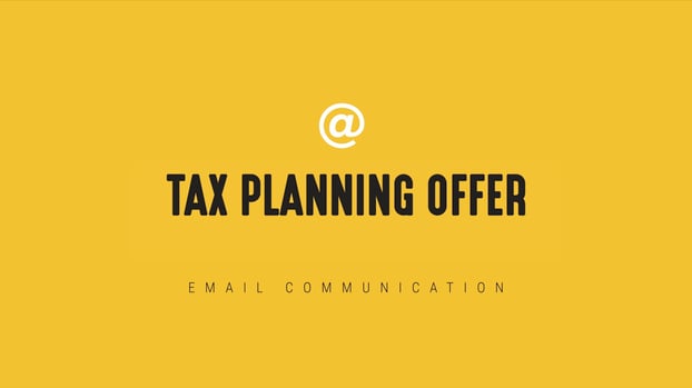 Tax Planning Offer - Blog Header