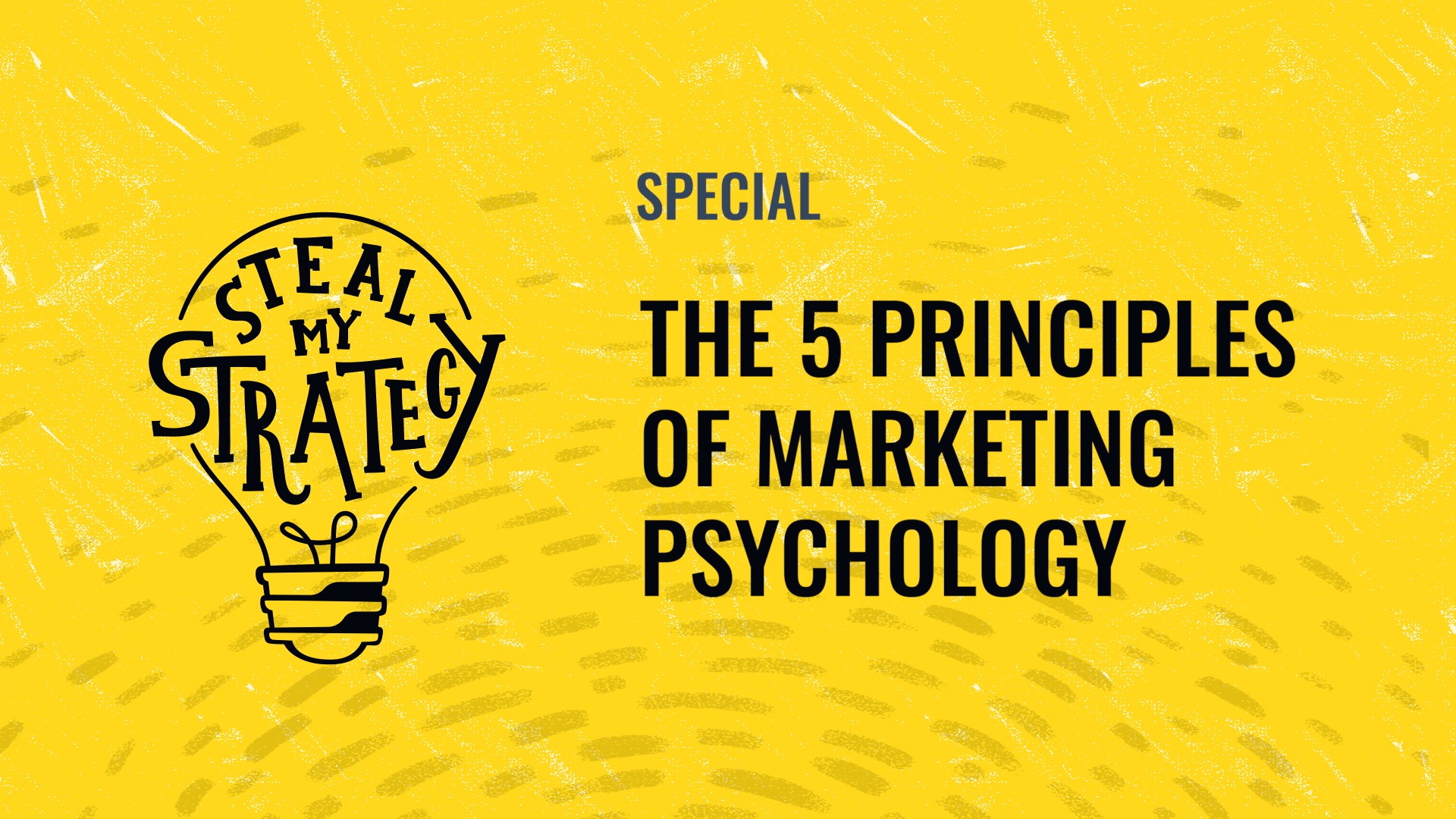 Steal My Strategy SPECIAL: The 5 Principles of Marketing Psychology
