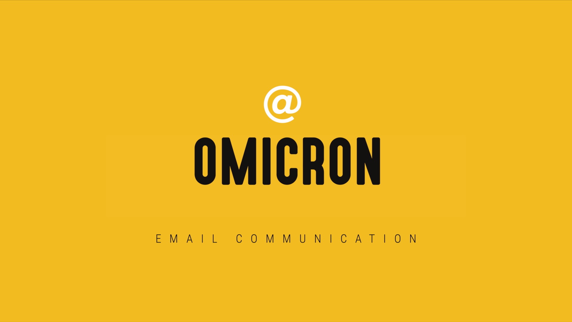 [NEW] Single-Topic Email | Omicron