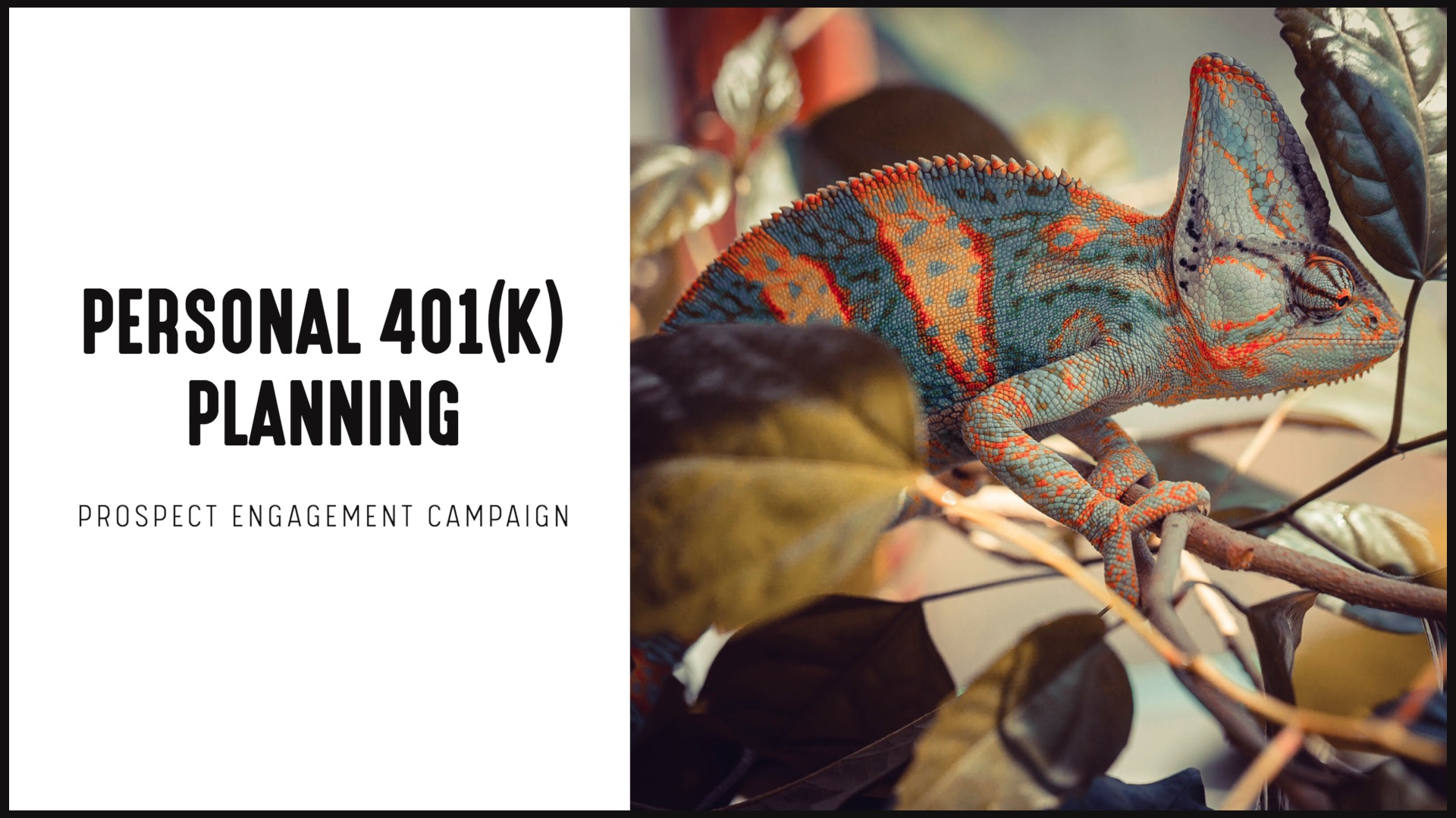 [NEW] Prospect Engagement Campaign | Personal 401(k) Planning