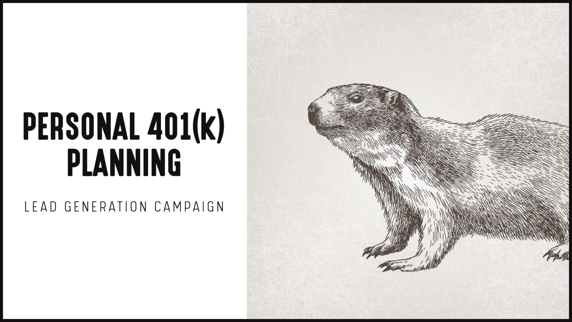 [NEW] Lead Gen Campaign | Personal 401(k) Planning