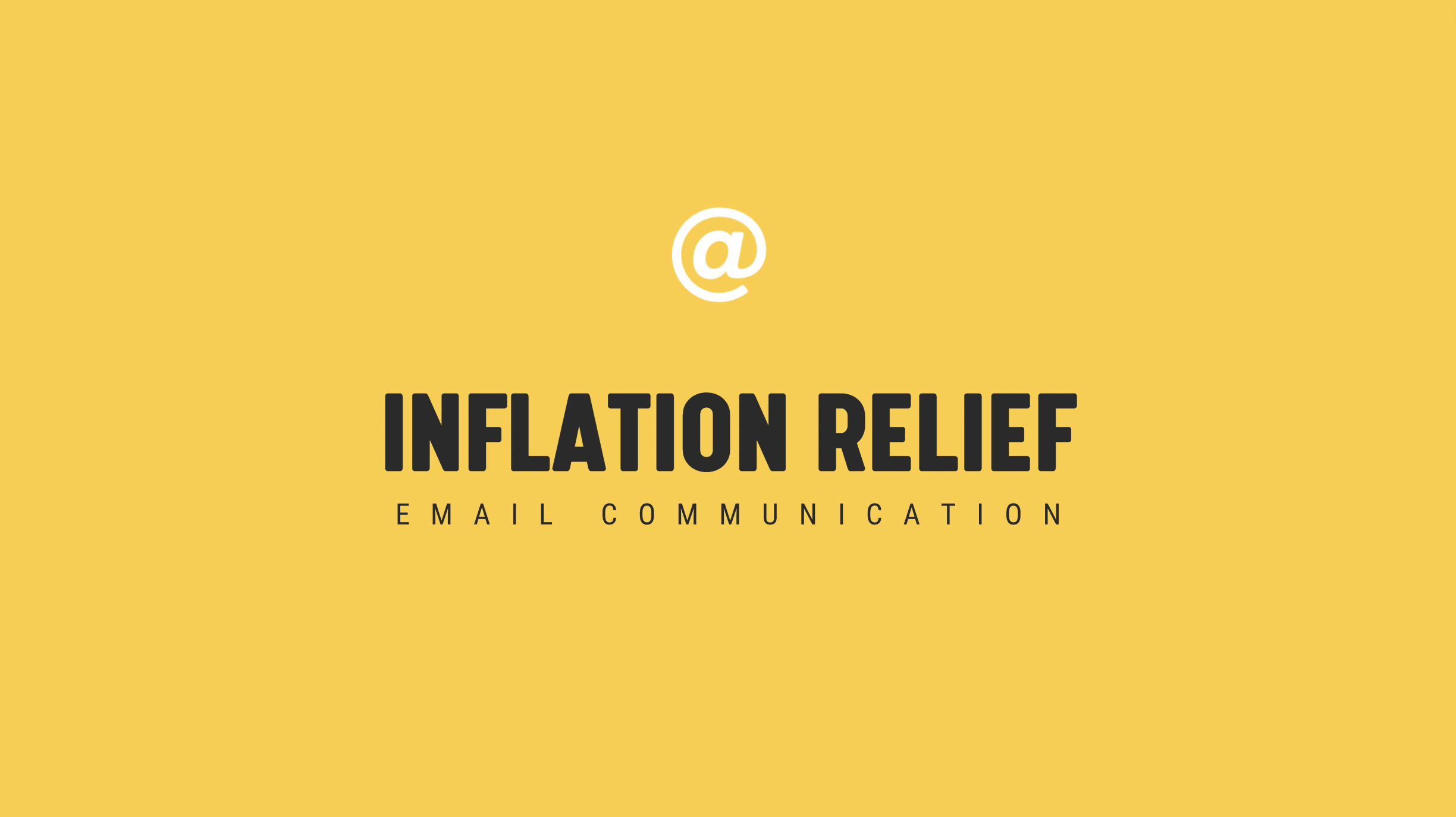 [NEW] Inflation Relief - Timely Email