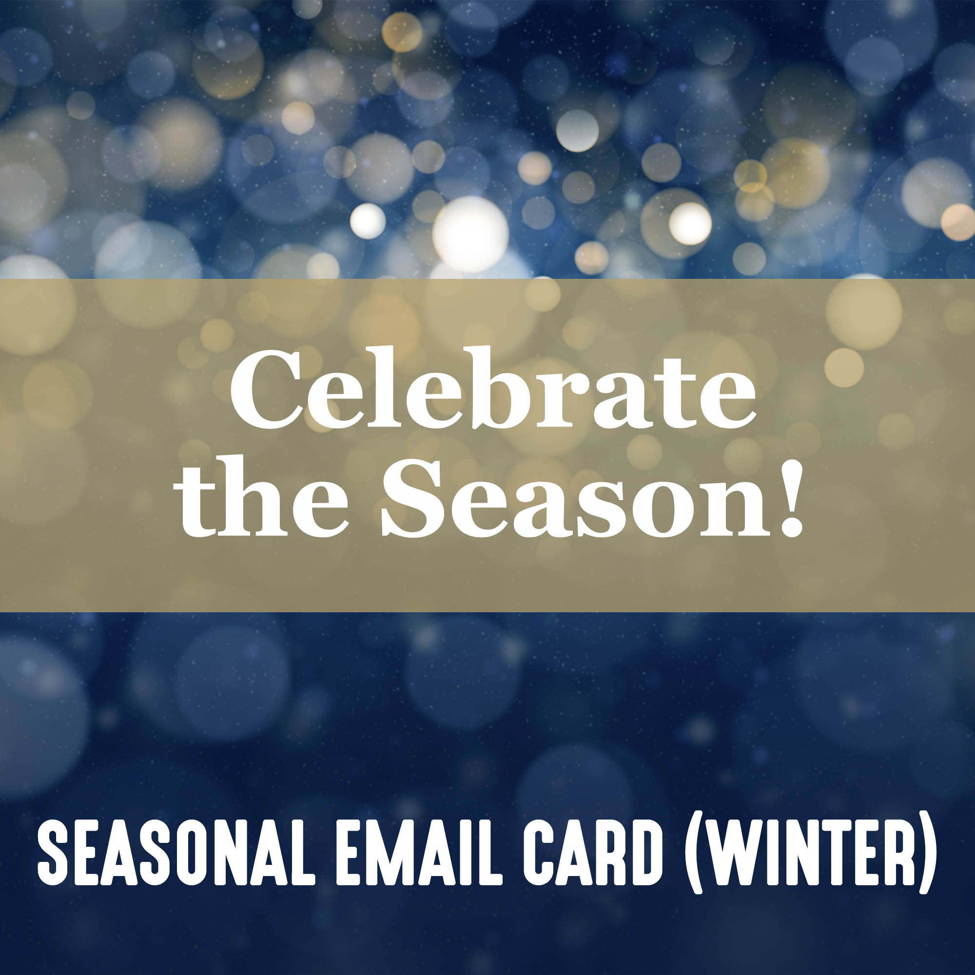 [NEW] Email Communication – Winter Seasonal Email Card 2022
