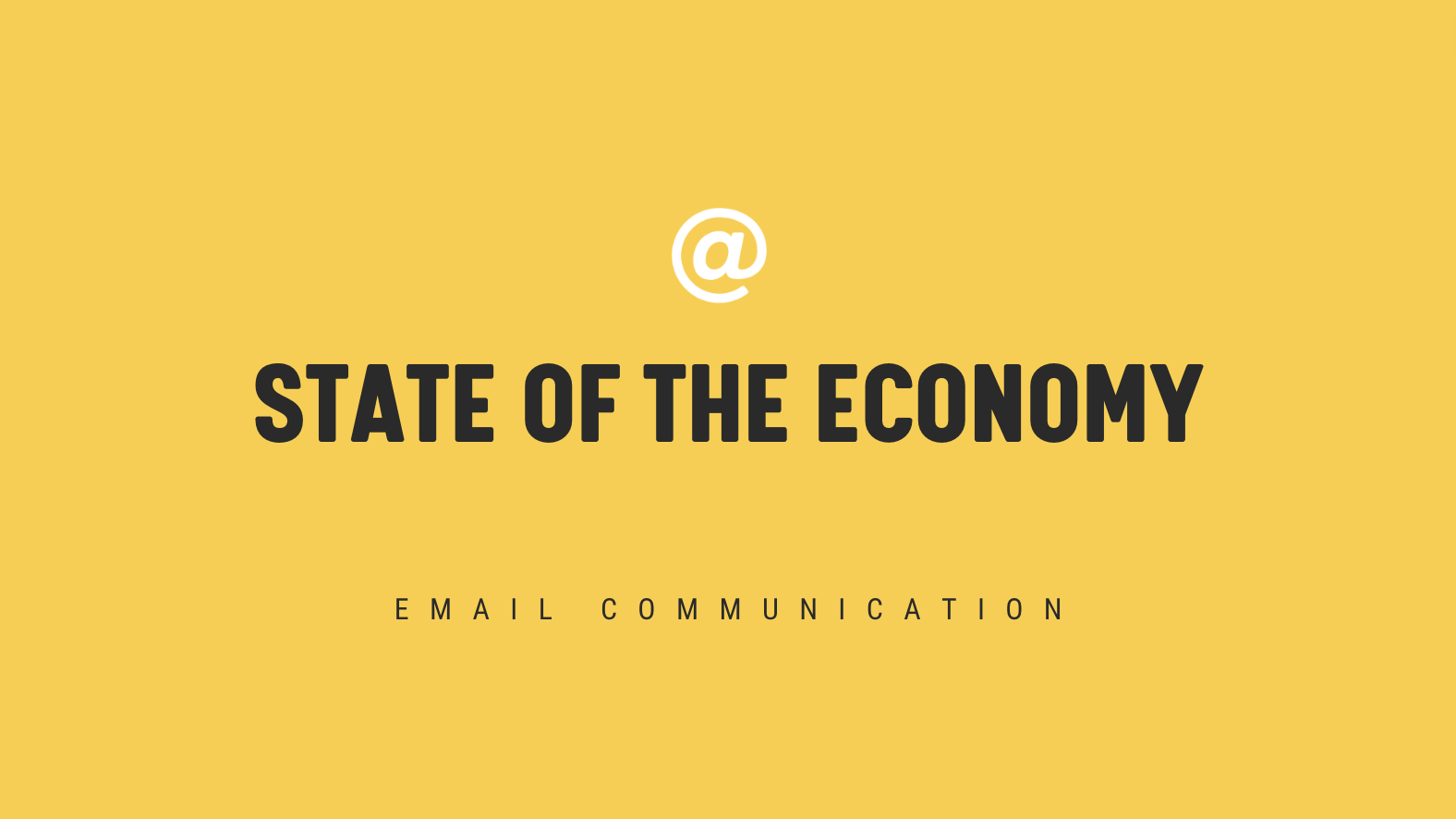 [NEW] State of the Economy - Timely Email